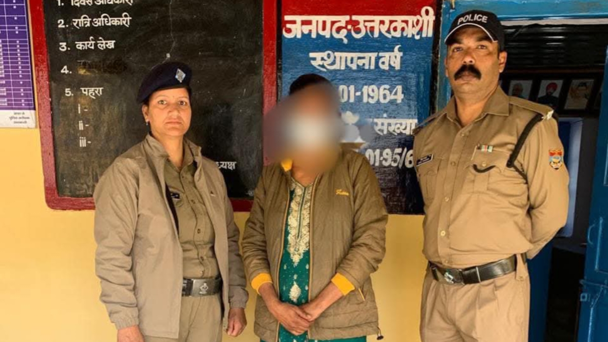 उत्तरकाशी में नशा बेचने वाली महिला गिरफ्तार