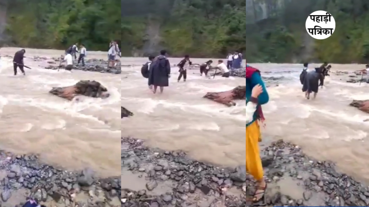 उफनते गधेरे में जिंदगी की जंग: थराली की अनसुनी पुकार