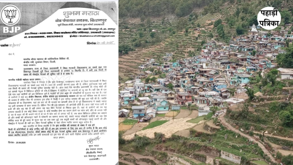 किशनपुर में नेटवर्क क्रांति की शुरुआत: शुभम मराठा का वादा ले रहा साकार रूप